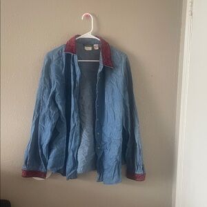 Willow Blue and Red Shirt